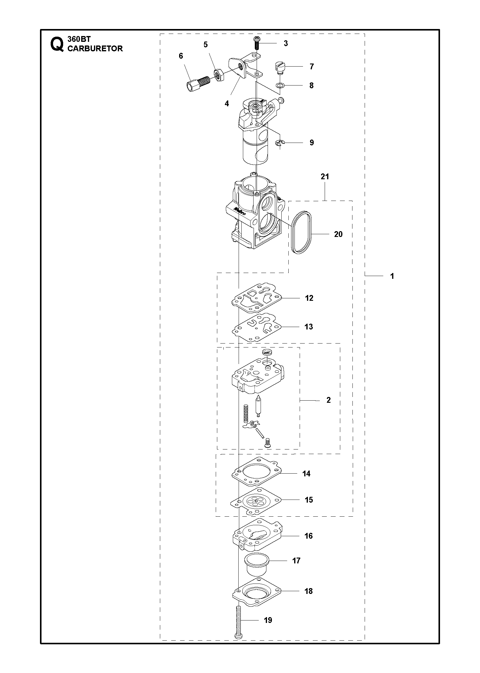 Husqvarna 505307901 onderdelentekening - positie 3