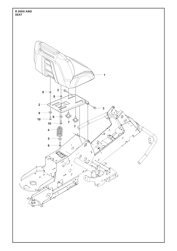 Husqvarna 585065203 onderdelentekening - positie 7
