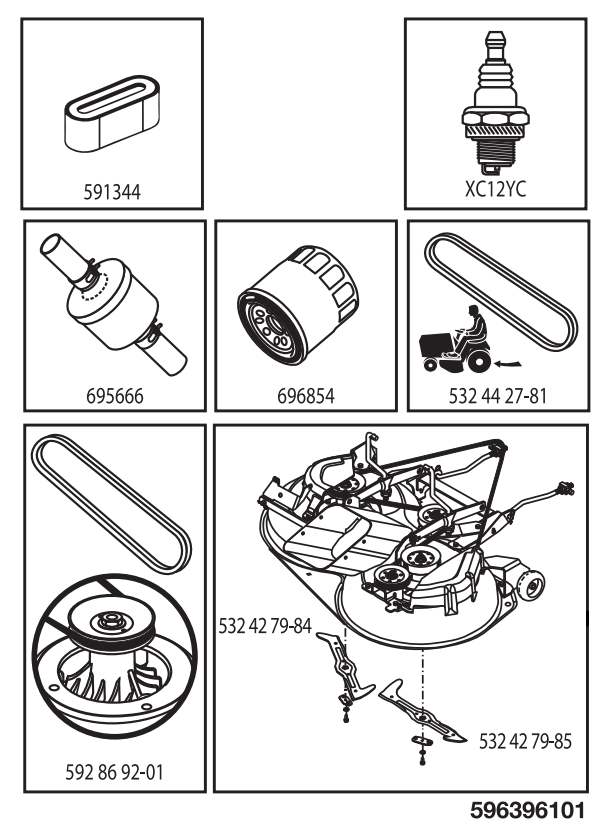 Husqvarna 532442781 onderdelentekening - positie 6