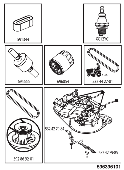 Husqvarna 532442781 onderdelentekening - positie 6