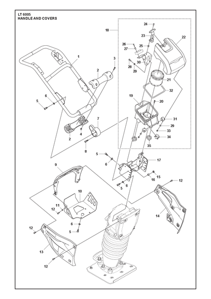 Husqvarna 595276101 onderdelentekening - positie 2