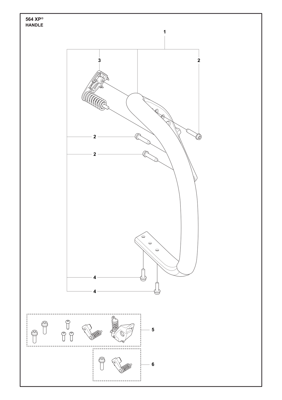 Husqvarna 529833701 onderdelentekening - positie 3