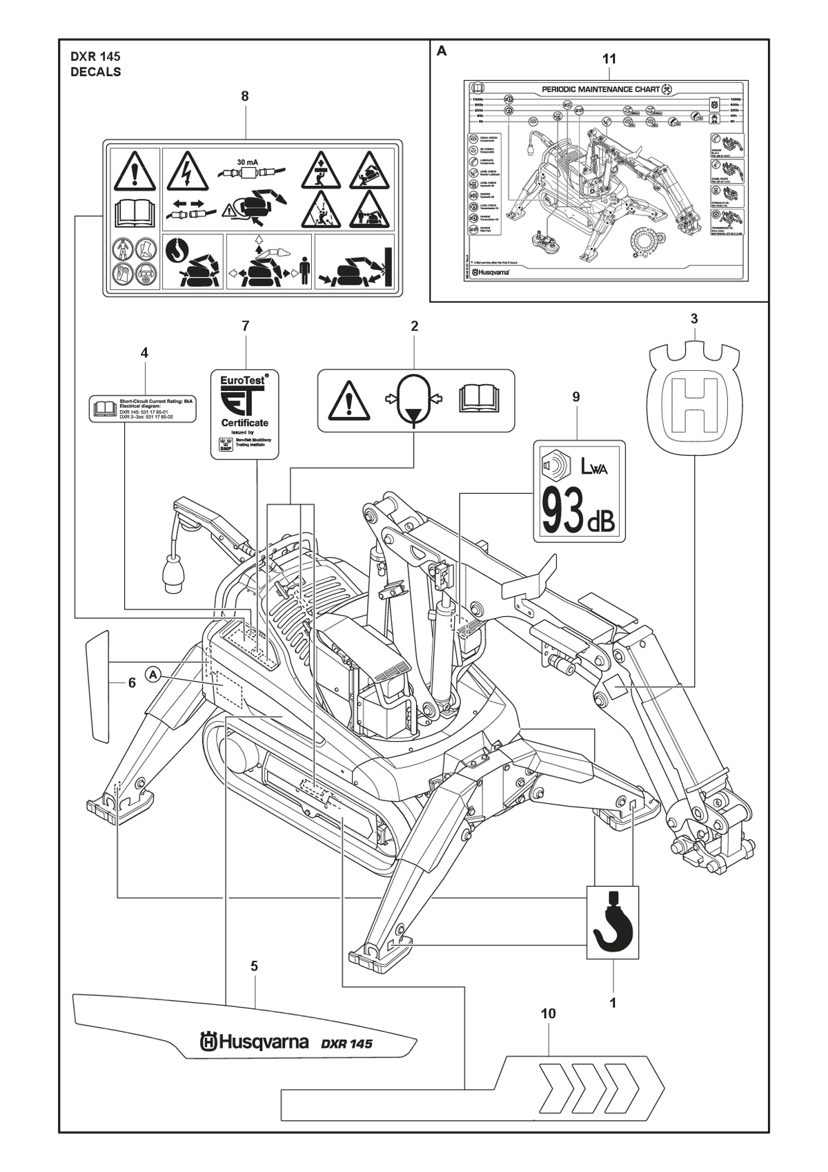 Husqvarna 531183301 onderdelentekening - positie 4