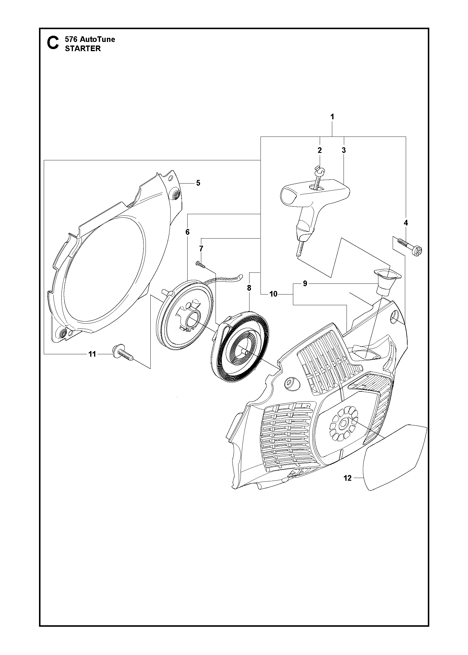 Husqvarna 505065301 onderdelentekening - positie 8