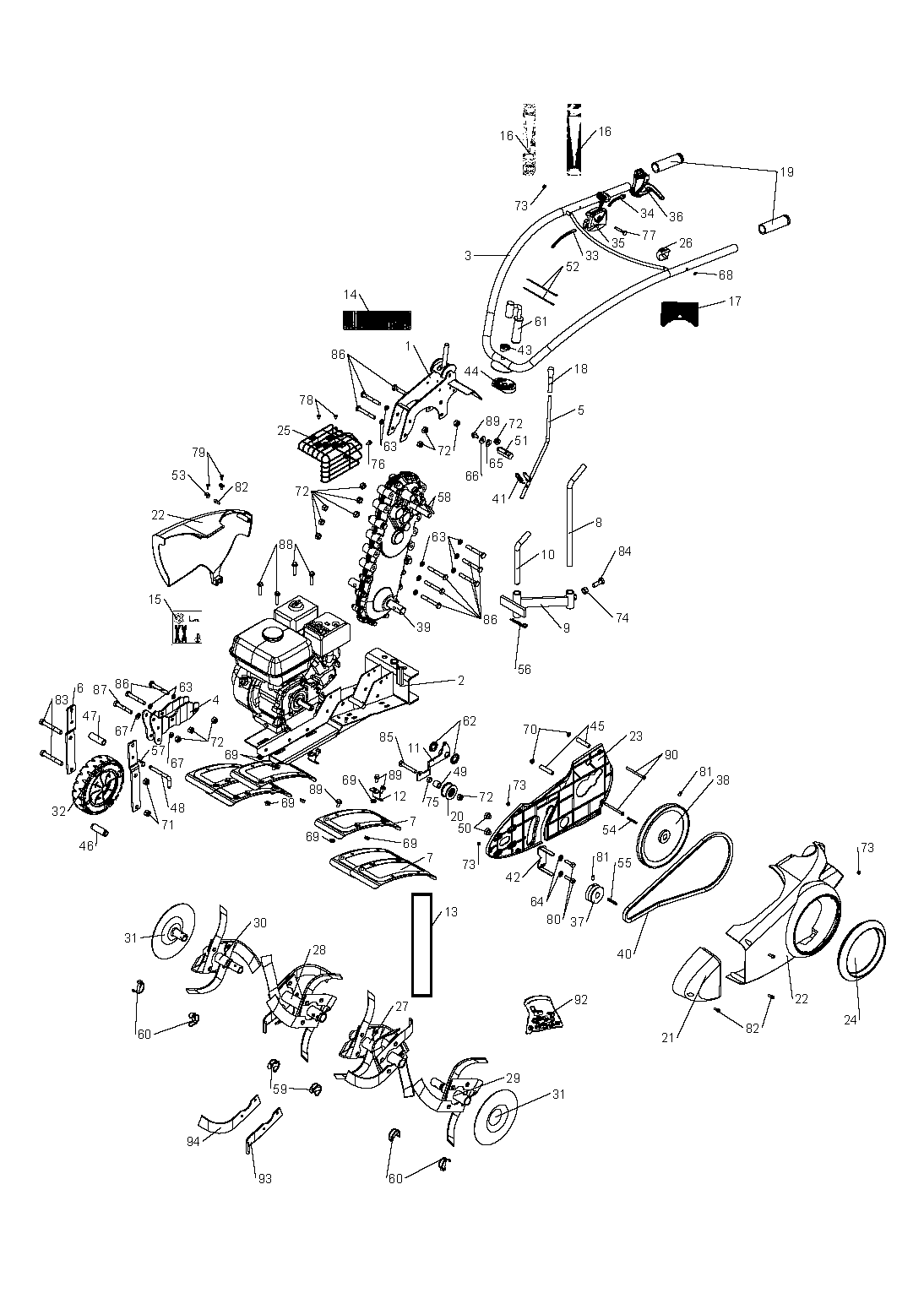 Husqvarna 544310901 onderdelentekening - positie 27