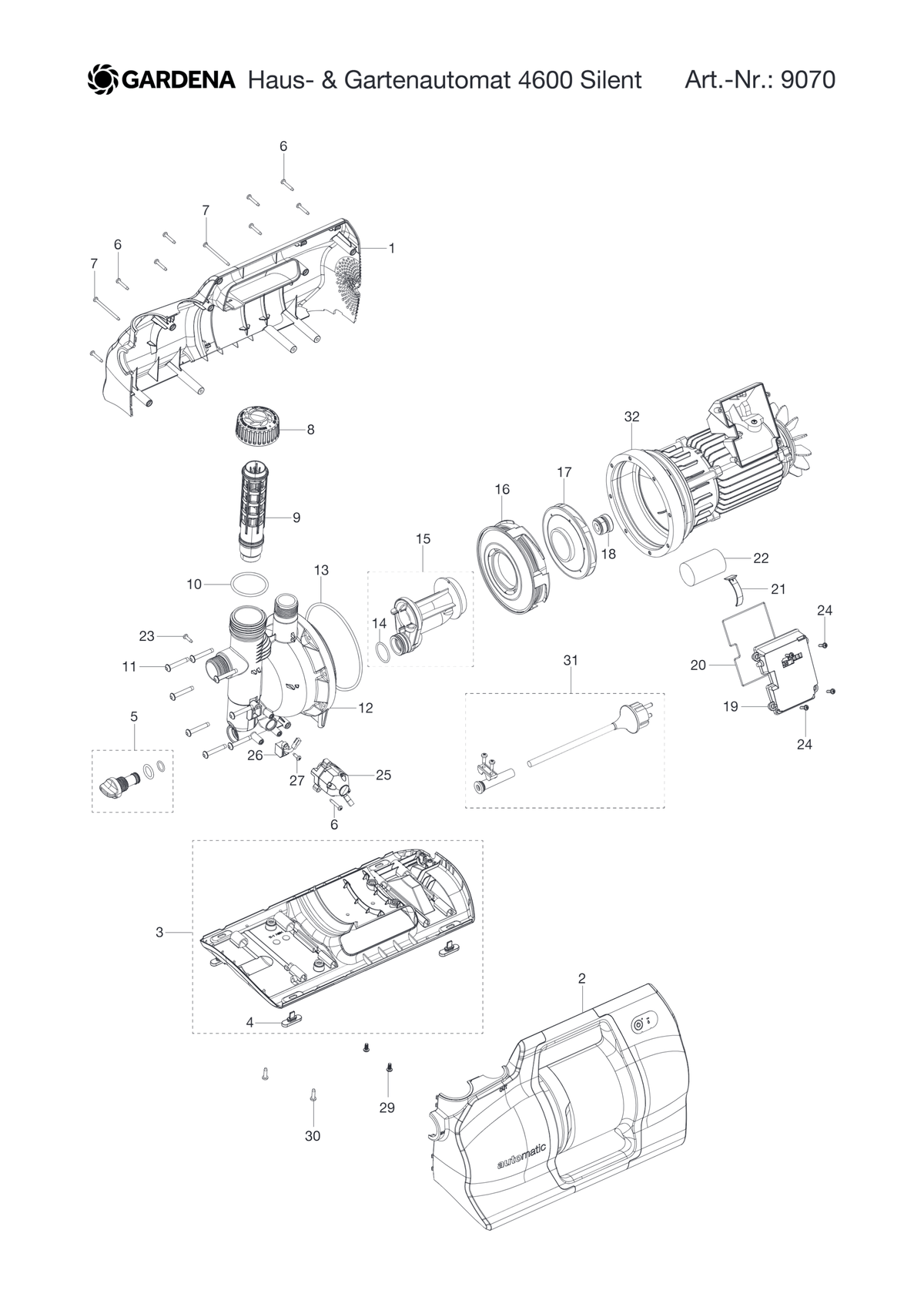 Husqvarna 578462101 onderdelentekening - positie 17