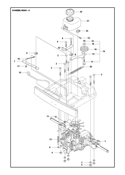Husqvarna 506673301 onderdelentekening - positie 24
