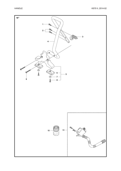 Husqvarna 505424502 onderdelentekening - positie 3