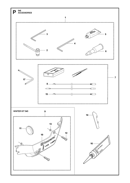 Husqvarna 522986601 onderdelentekening - positie 9