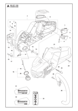 Husqvarna 501623301 onderdelentekening - positie 10