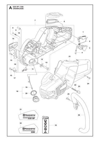 Husqvarna 503875401 onderdelentekening - positie 13
