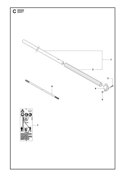 Husqvarna 588414201 onderdelentekening - positie 1