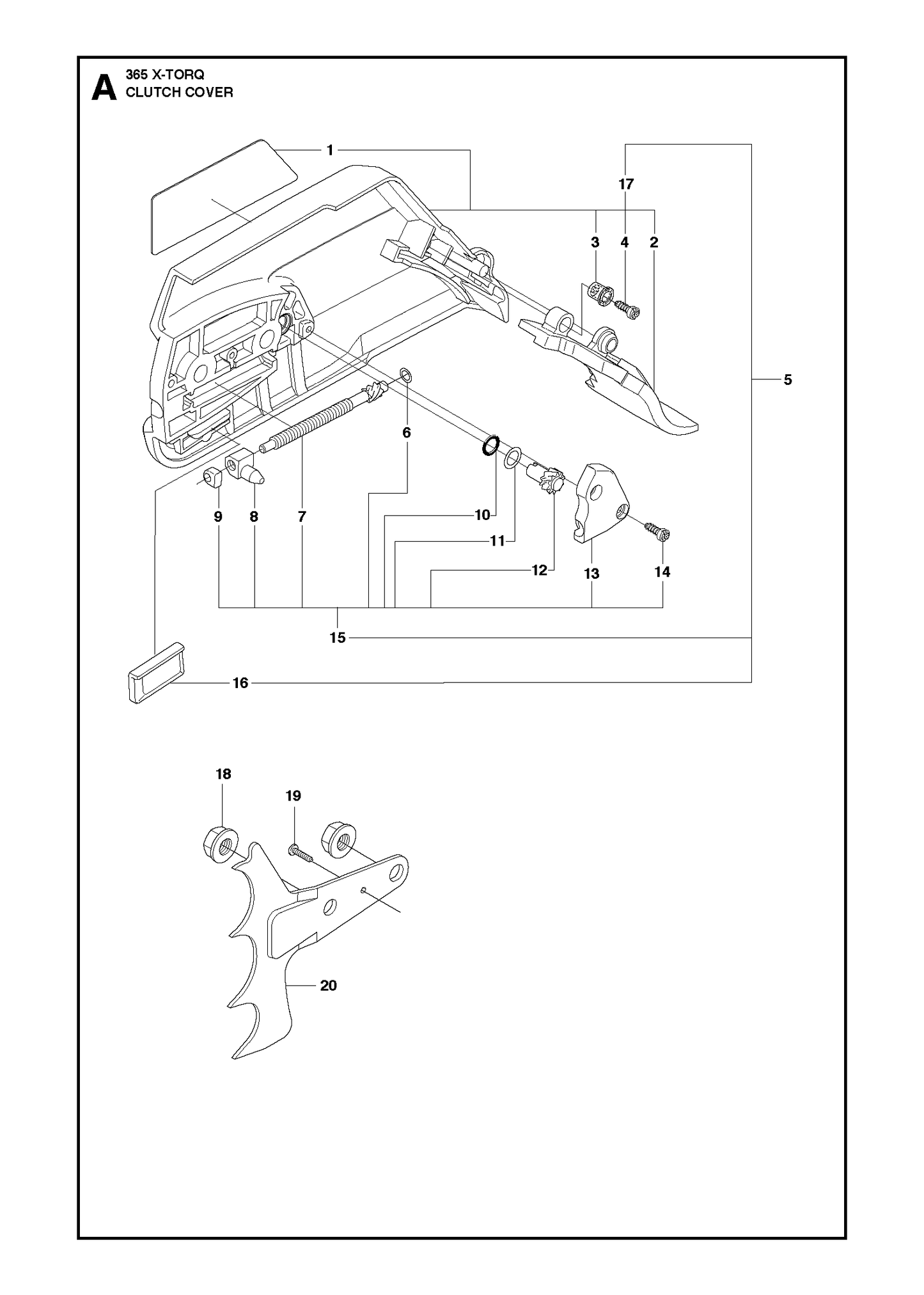 Husqvarna 503897001 onderdelentekening - positie 3