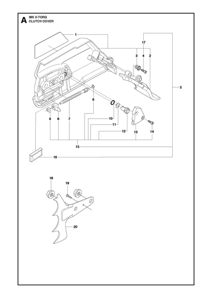 Husqvarna 503897001 onderdelentekening - positie 3