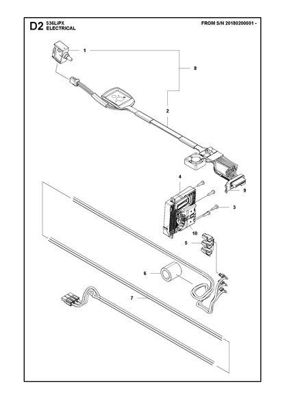 Husqvarna 587042701 onderdelentekening - positie 7