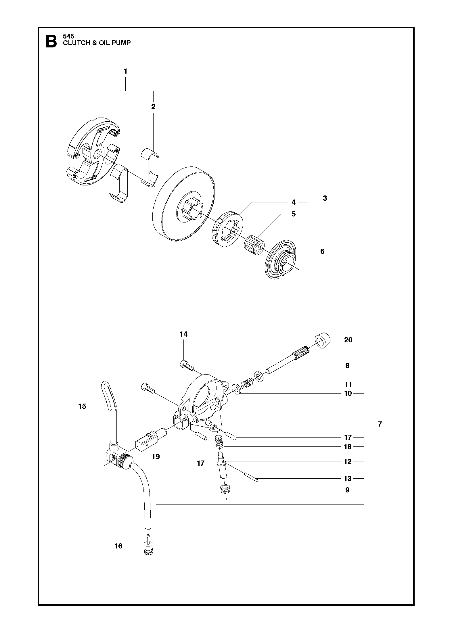 Husqvarna 505199904 onderdelentekening - positie 7