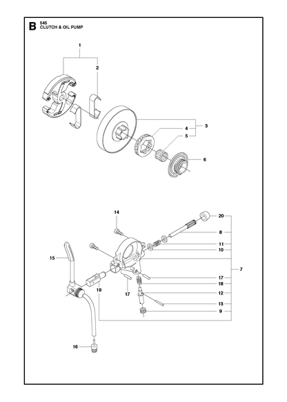 Husqvarna 505200201 onderdelentekening - positie 8