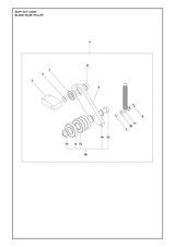 Husqvarna 505484502 onderdelentekening - positie 16