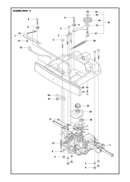 Husqvarna 506988001 onderdelentekening - positie 24