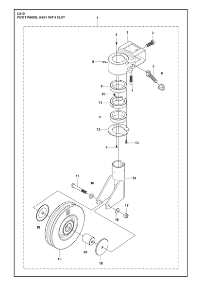 Husqvarna 586538001 onderdelentekening - positie 5
