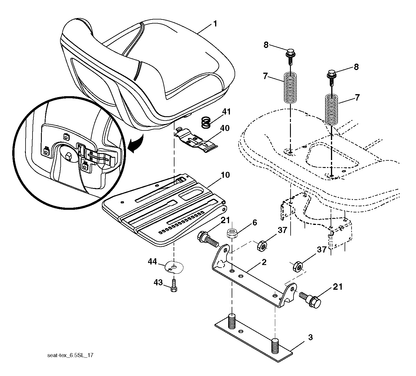 Husqvarna 532140675 onderdelentekening - positie 3