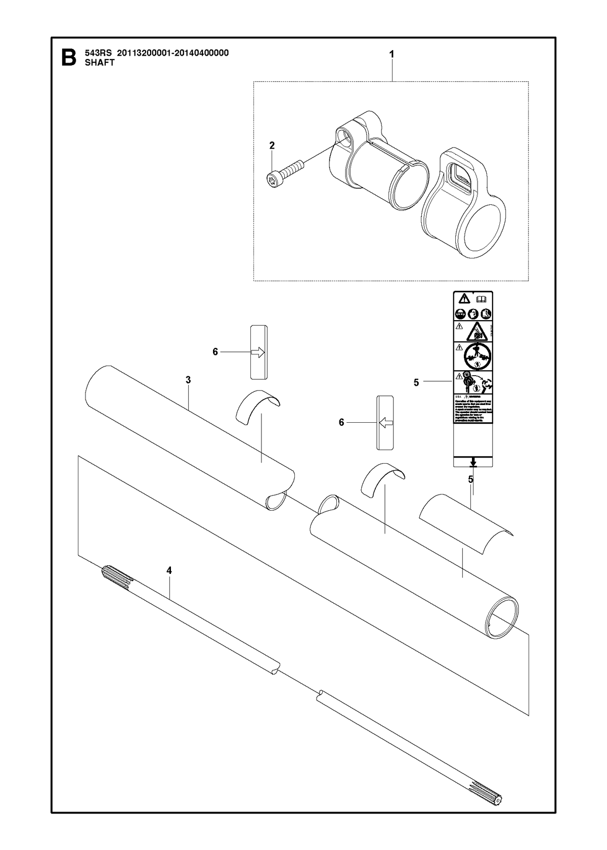 Husqvarna 583943201 onderdelentekening - positie 4