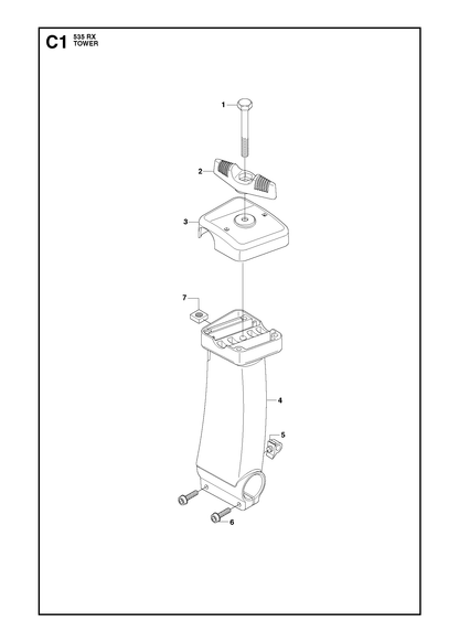 Husqvarna 537402603 onderdelentekening - positie 4