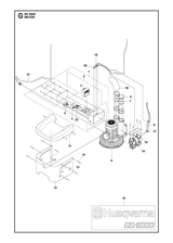 Husqvarna 586728701 onderdelentekening - positie 2