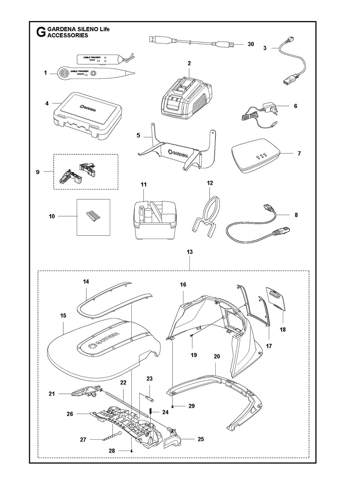 Husqvarna 596233701 onderdelentekening - positie 16