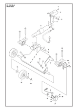 Husqvarna 501493201 onderdelentekening - positie 6