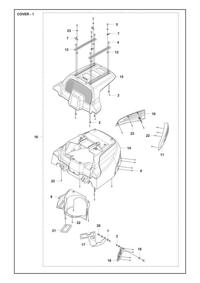 Husqvarna 725645301 onderdelentekening - positie 4