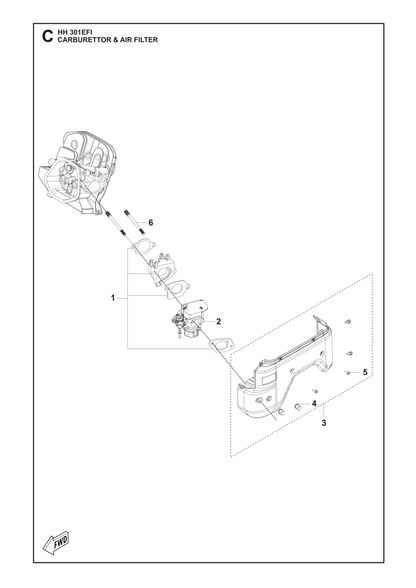 Husqvarna 531146875 onderdelentekening - positie 2
