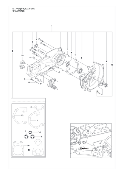 Husqvarna 522475703 onderdelentekening - positie 11