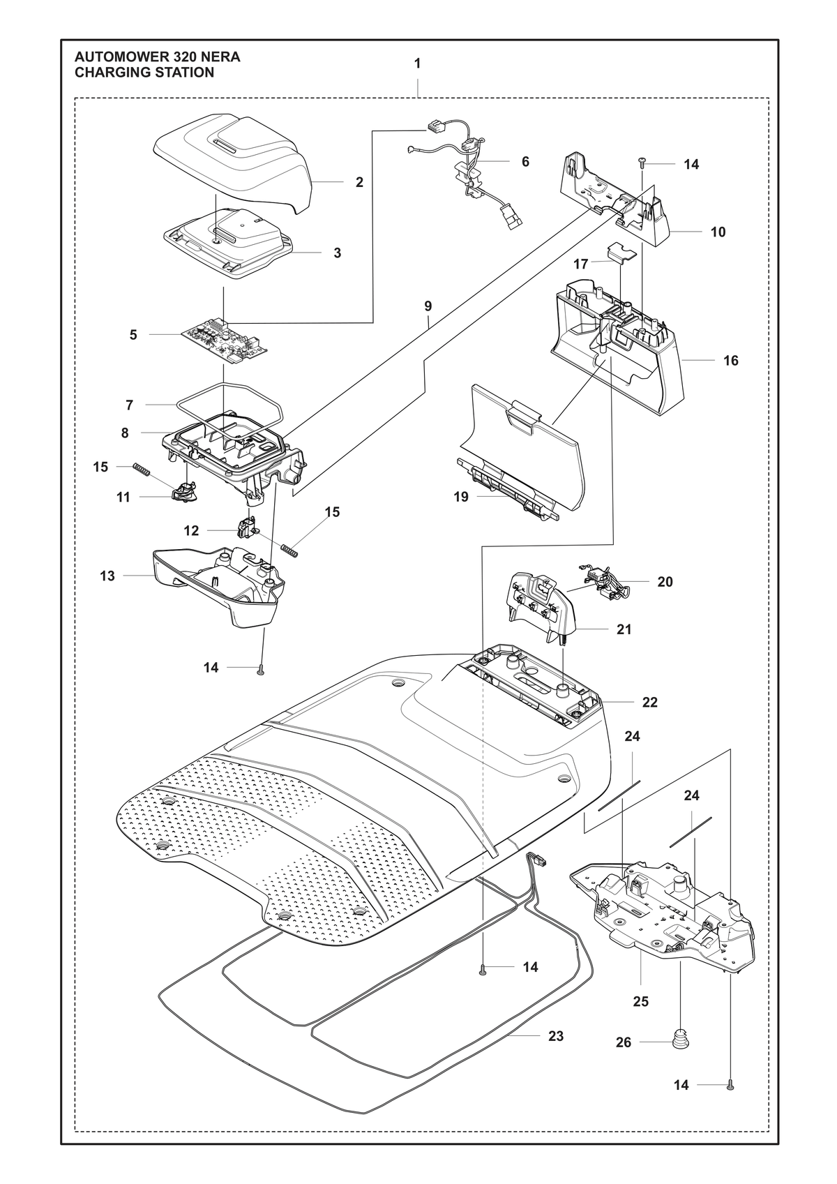 Husqvarna 531422501 onderdelentekening - positie 2