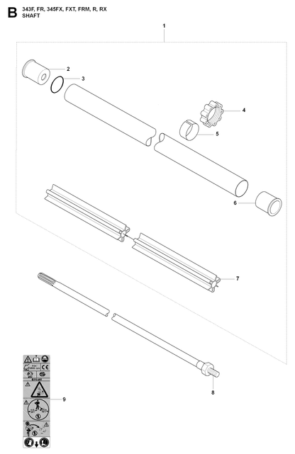 Husqvarna 537183104 onderdelentekening - positie 7