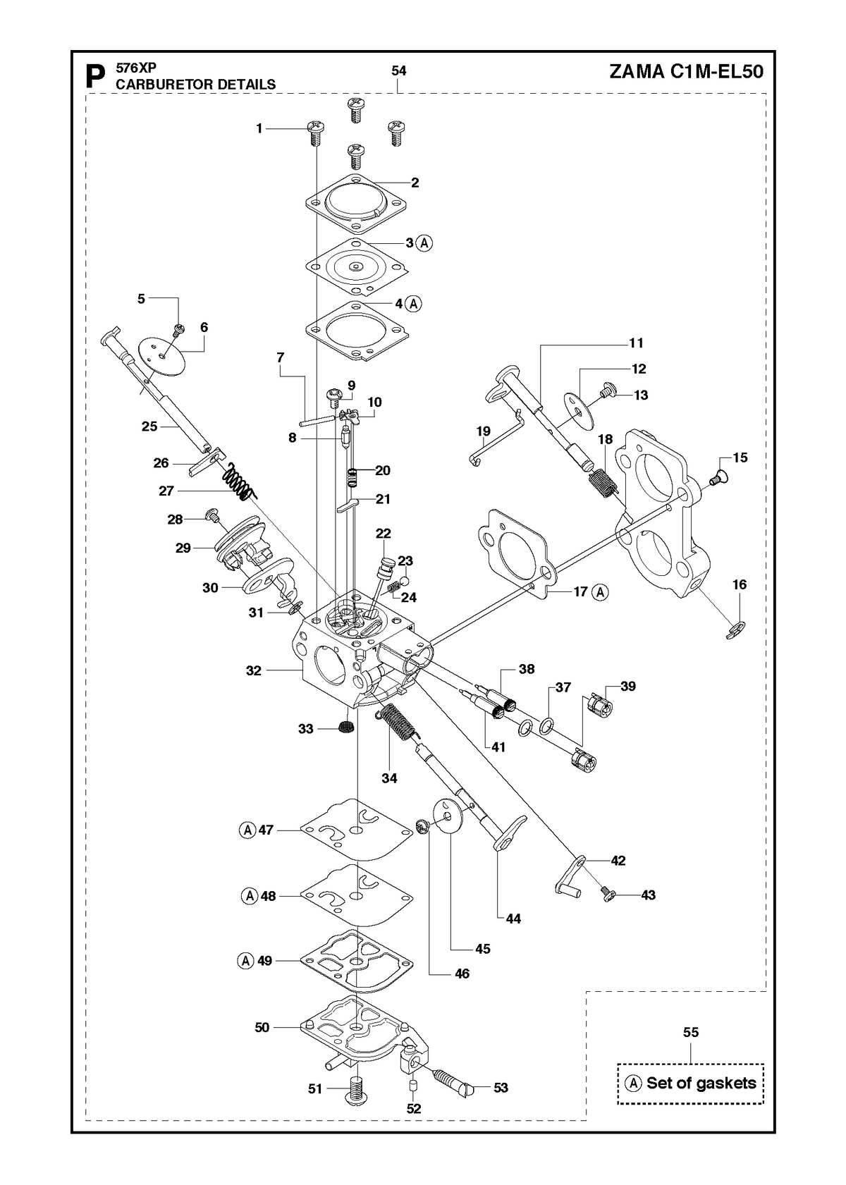 Husqvarna 537266801 onderdelentekening - positie 6