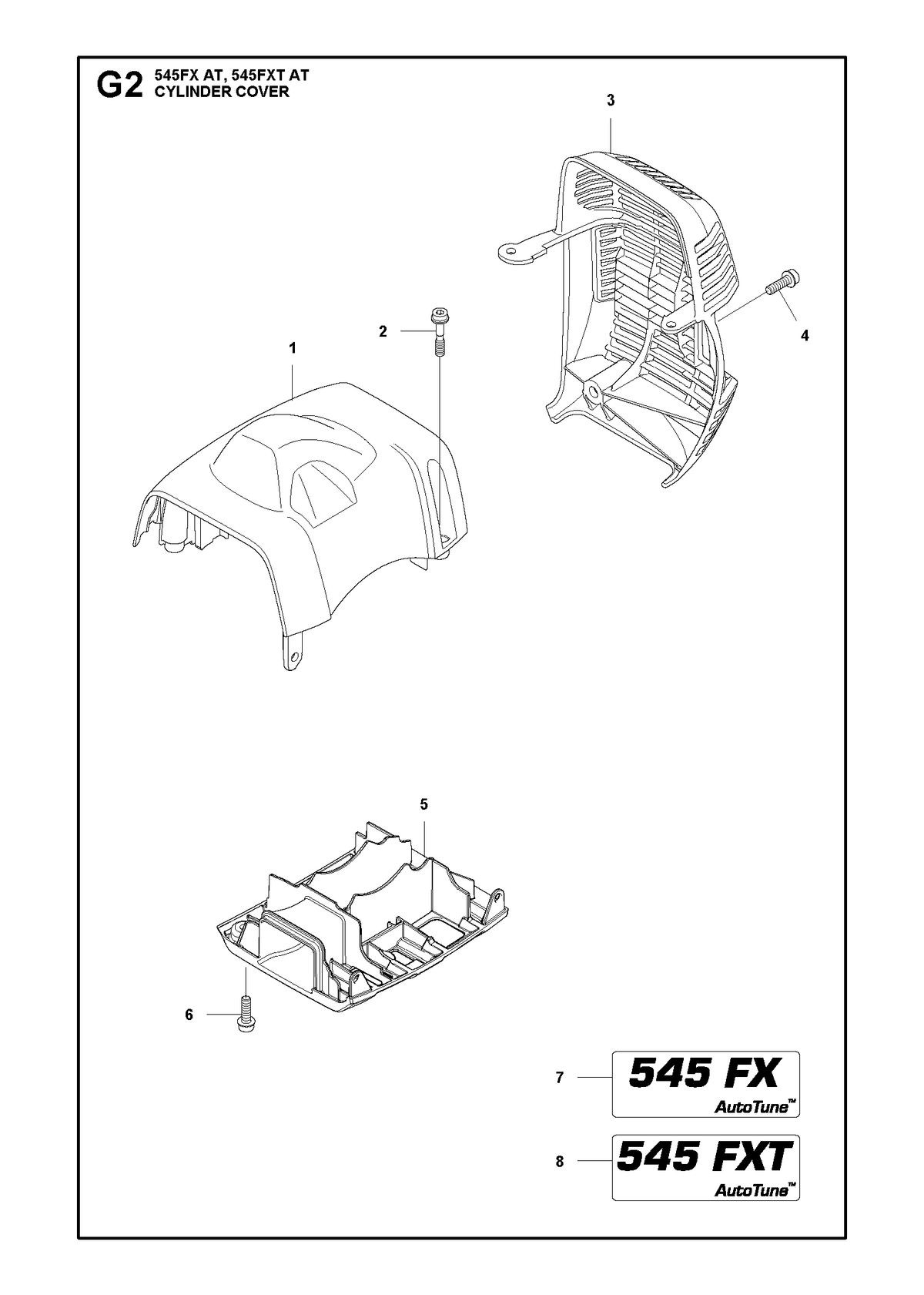 Husqvarna 579817501 onderdelentekening - positie 5