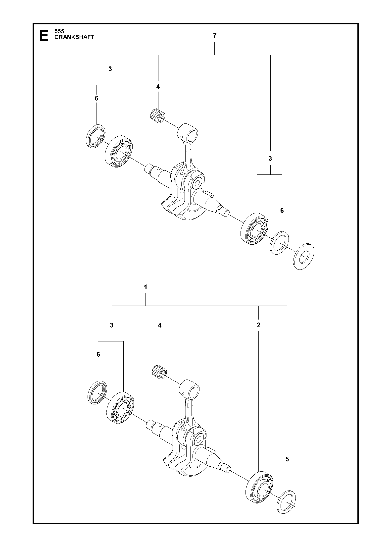 Husqvarna 505133505 onderdelentekening - positie 2