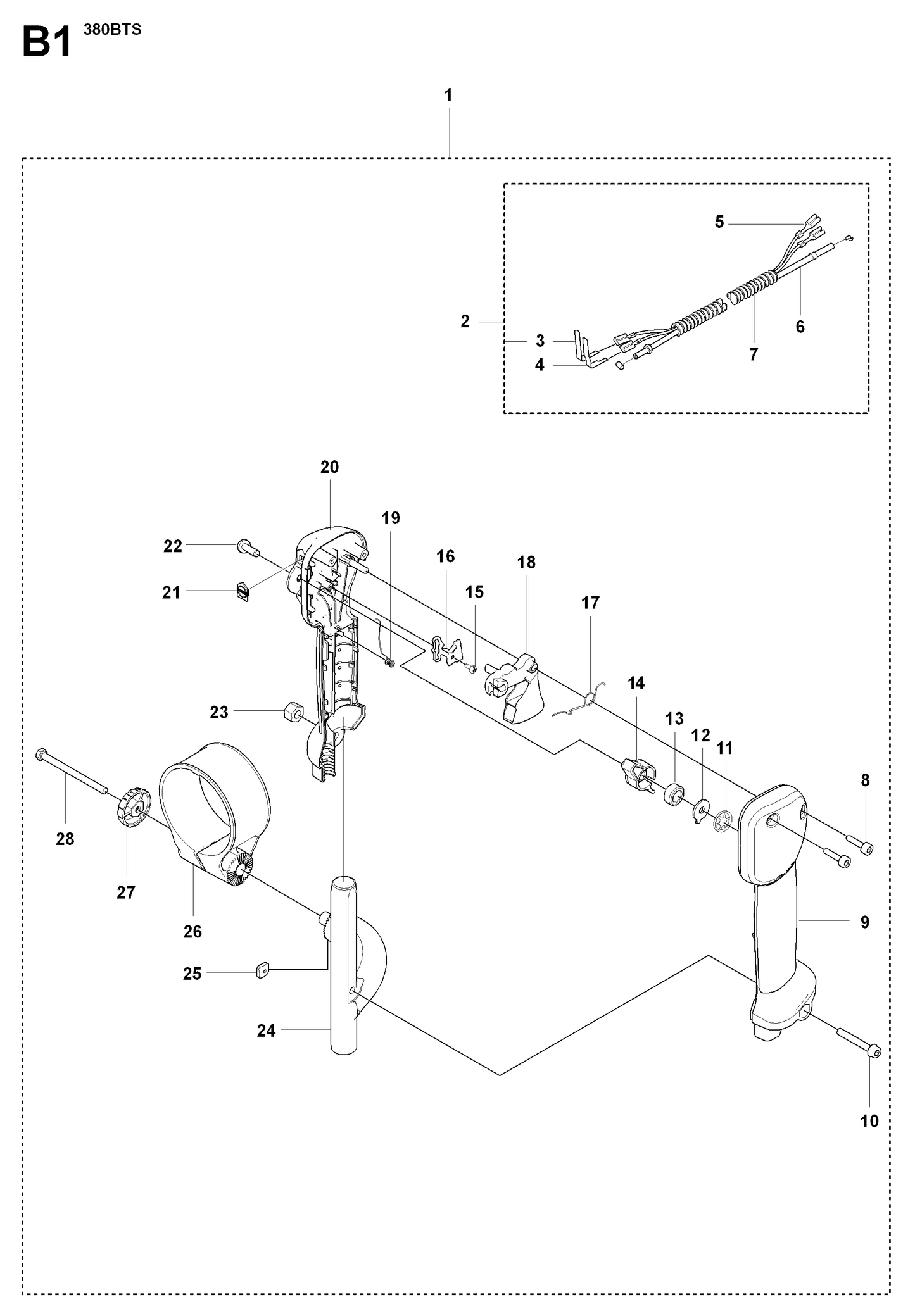 Husqvarna 505181701 onderdelentekening - positie 5
