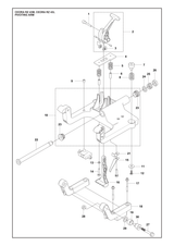 Husqvarna 599504401 onderdelentekening - positie 23