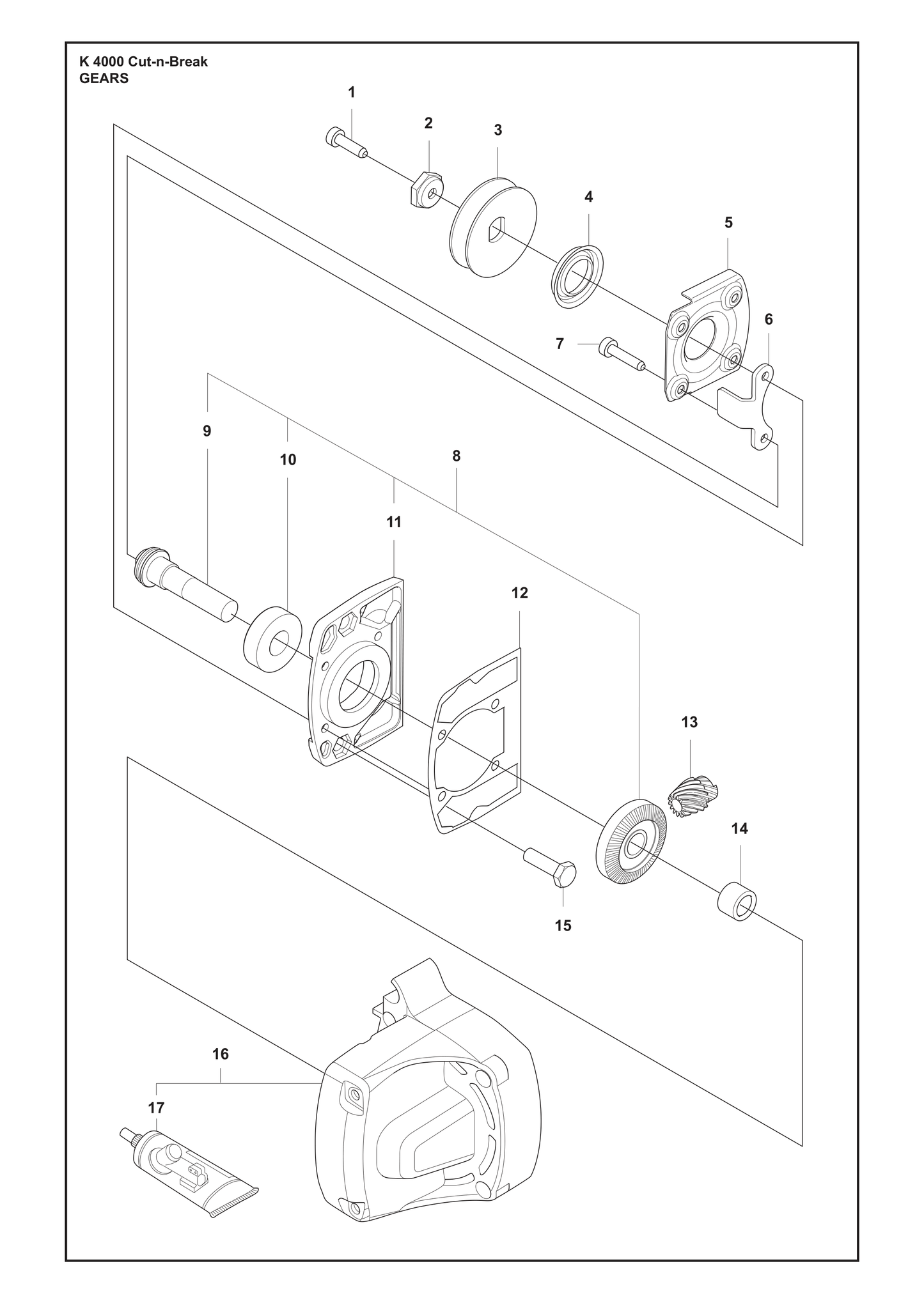 Husqvarna 504110303 onderdelentekening - positie 12