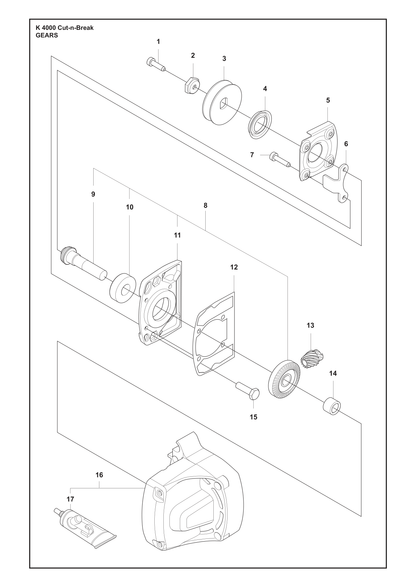 Husqvarna 504110303 onderdelentekening - positie 12