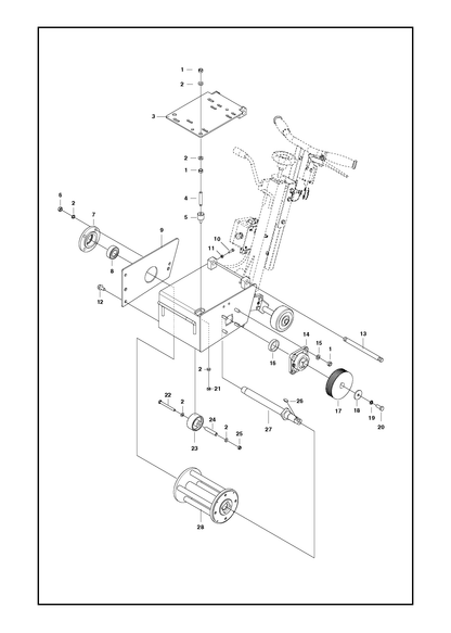 Husqvarna 502560203 onderdelentekening - positie 26