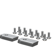 Kress KA0007 Robotmaaier Messen (12 stuks) + Schroeven