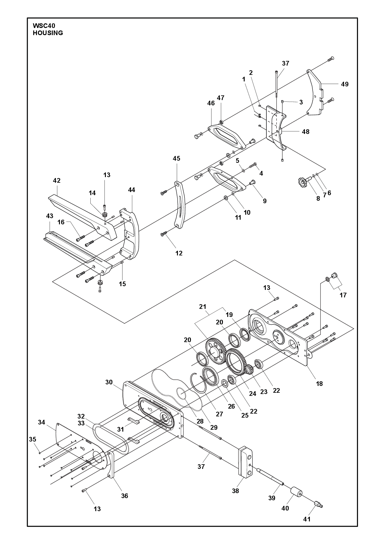 Husqvarna 504908326 onderdelentekening - positie 15