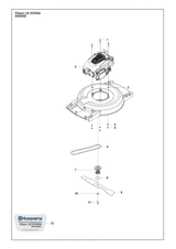 Husqvarna 504456401 onderdelentekening - positie 11