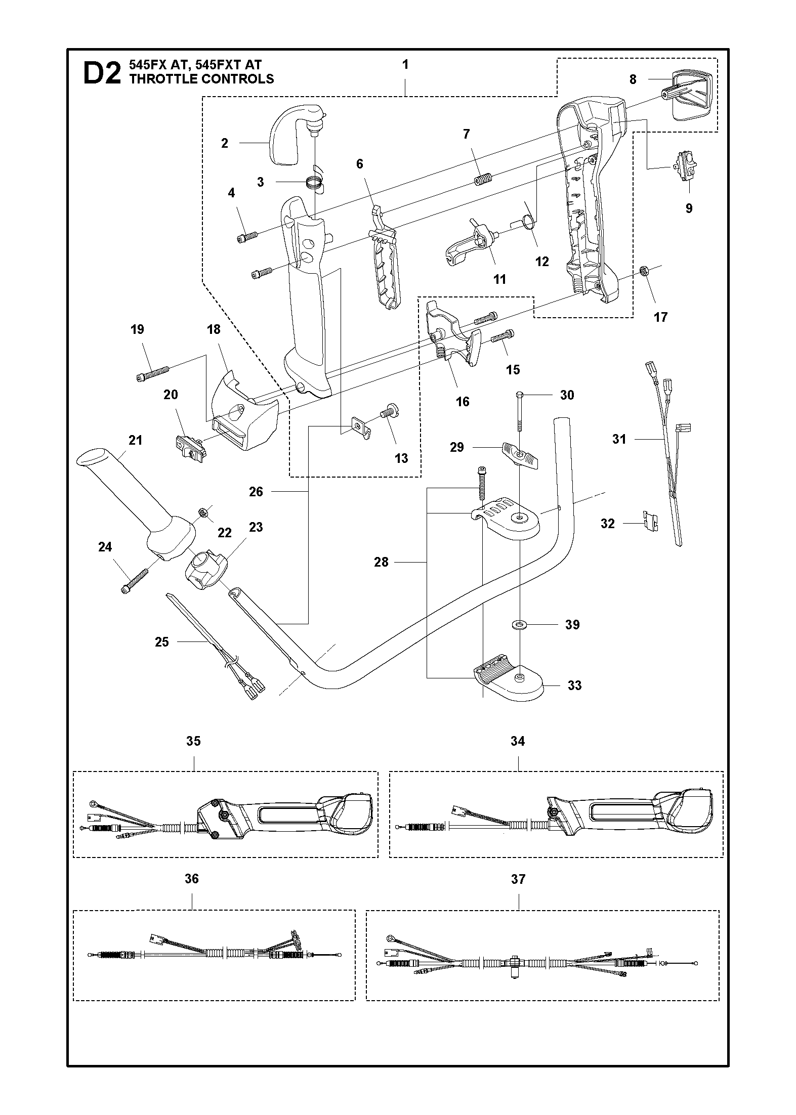 Husqvarna 503718202 onderdelentekening - positie 20