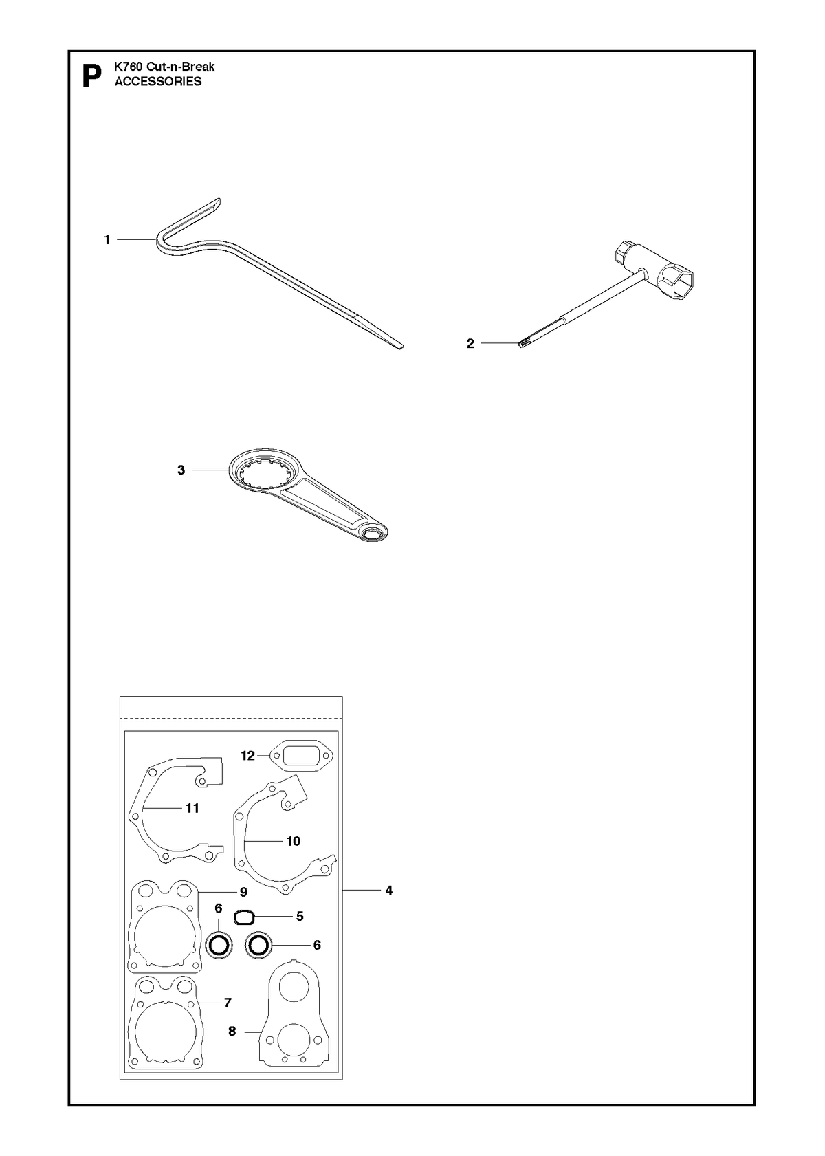Husqvarna 544178101 onderdelentekening - positie 3