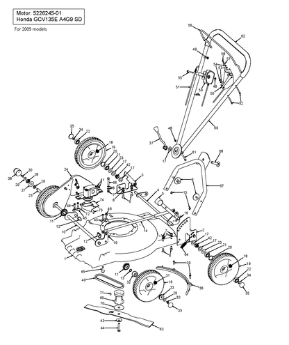 Husqvarna 504458201 onderdelentekening - positie 15