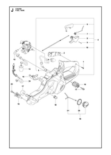 Husqvarna 504106302 onderdelentekening - positie 2